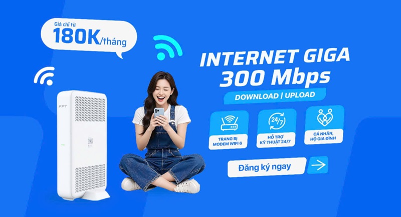 Gói Cước Internet GIGA Mạng FPT
