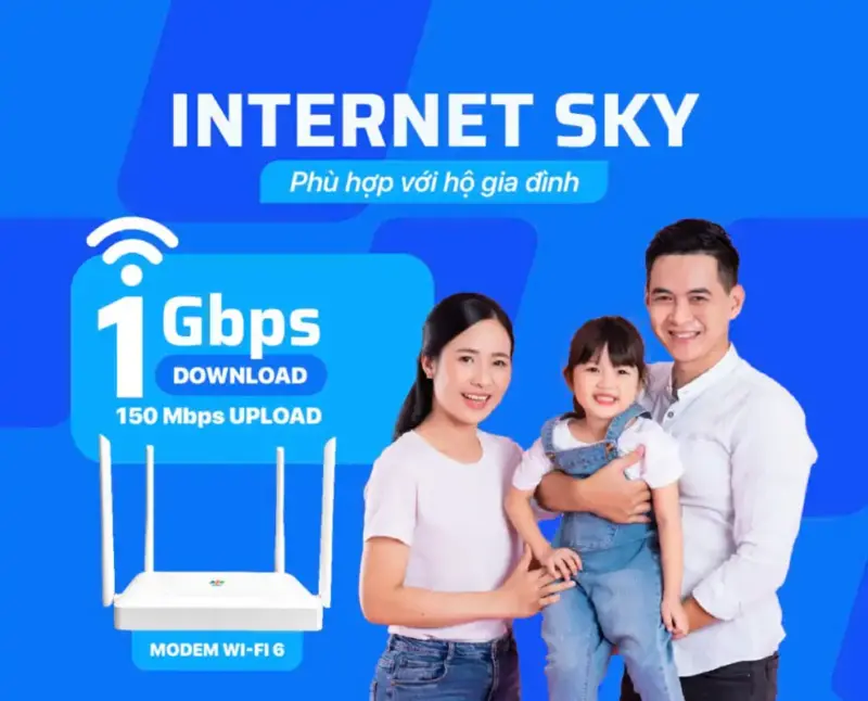 Gói Cước Internet Sky F3 Mạng FPT