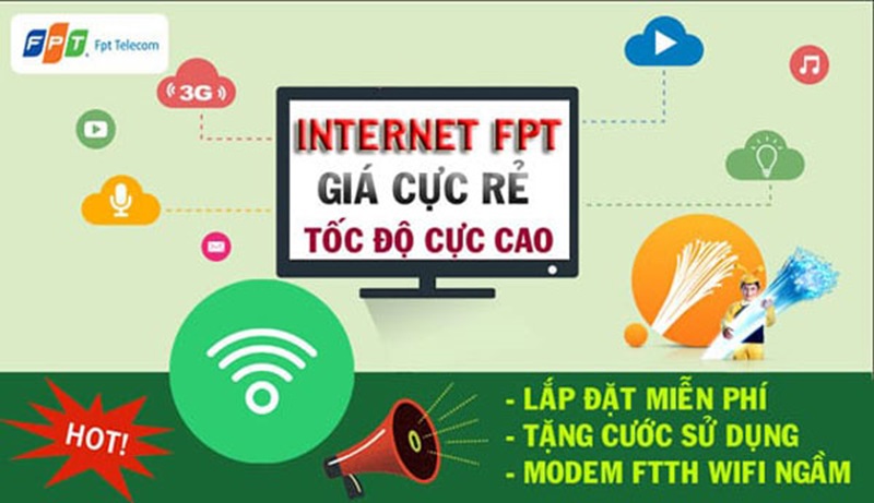 Khuyến Mãi Lắp Đặt Wifi FPT Bình Dương