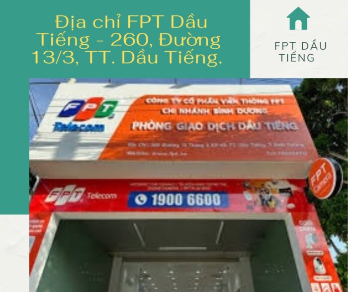 Lắp Mạng FPT Dầu Tiếng, Bình Dương